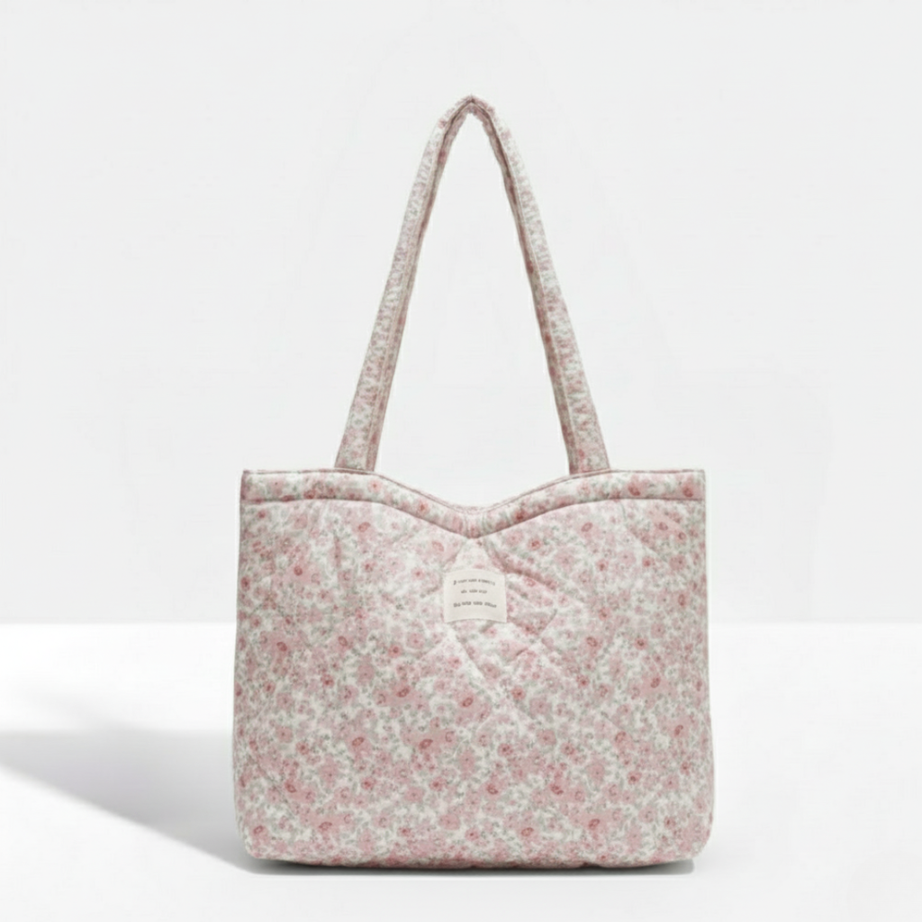 Aurora Quilted Floral Tote