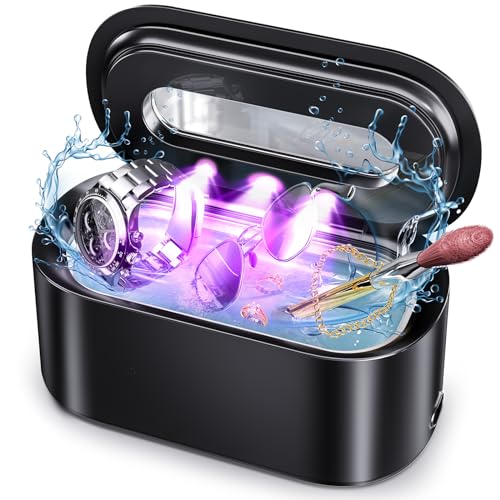 Ultrasonic Jewelry Cleaner, 48Khz 12oz 30W Digital Timer K629