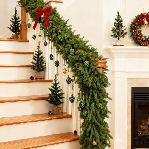 9 Ft Artificial Norfolk Pine Garland I459429