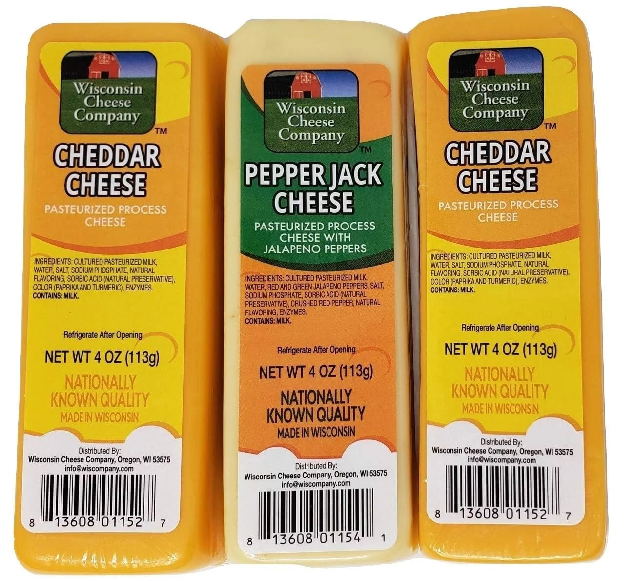 100% Wisconsin Cheese Cracker & Sausage Sampler Gift Basket I265
