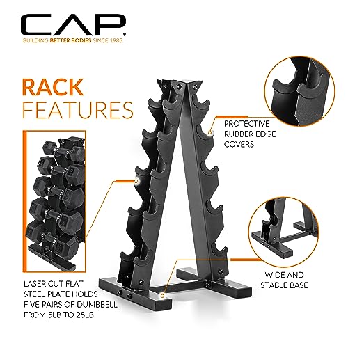 150lbs and 210lbs Dumbbell Set with Rack D756