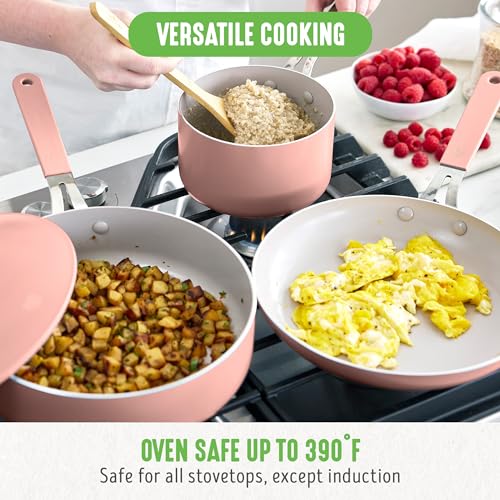 10-Piece Ceramic Nonstick Cookware Set B8273