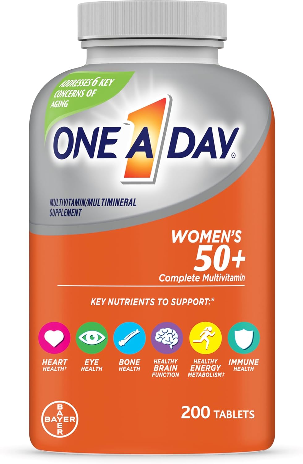 Women’s 50+ Multivitamins Tablet, 200 Count G5481
