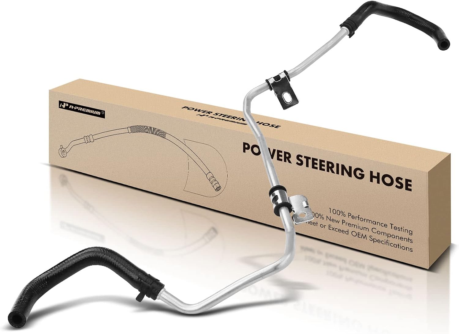 Power Steering Return Hose Line Assembly Compatible with Toyota Highlander 2001-2007, 2.4L 3.0L 3.3L J917