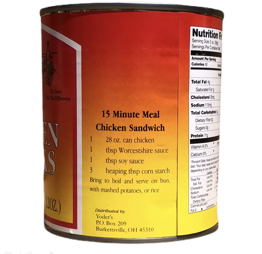 Canned Chicken Chunks 28 oz B513