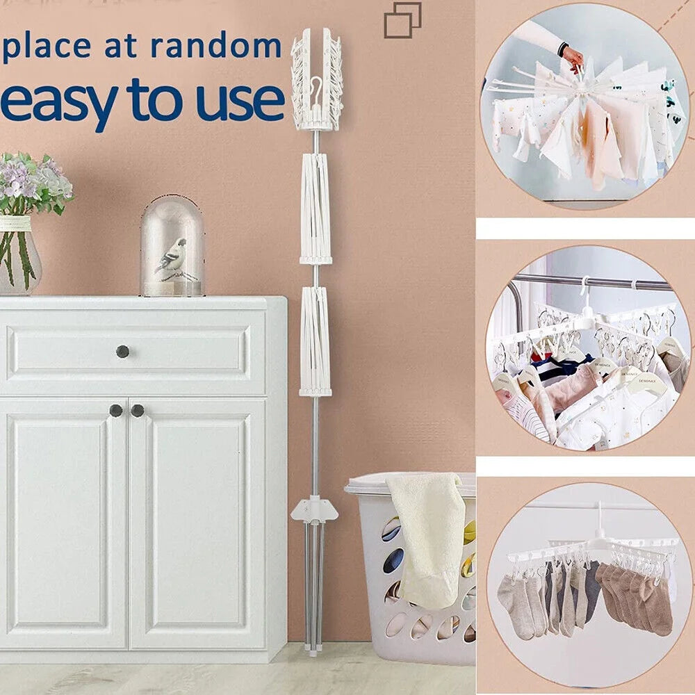 360 °Rotation Tripod Drying Rack Laundry Hanger L81463
