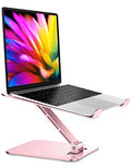 Pink Height Adjustable Aluminum Laptop Stand X637