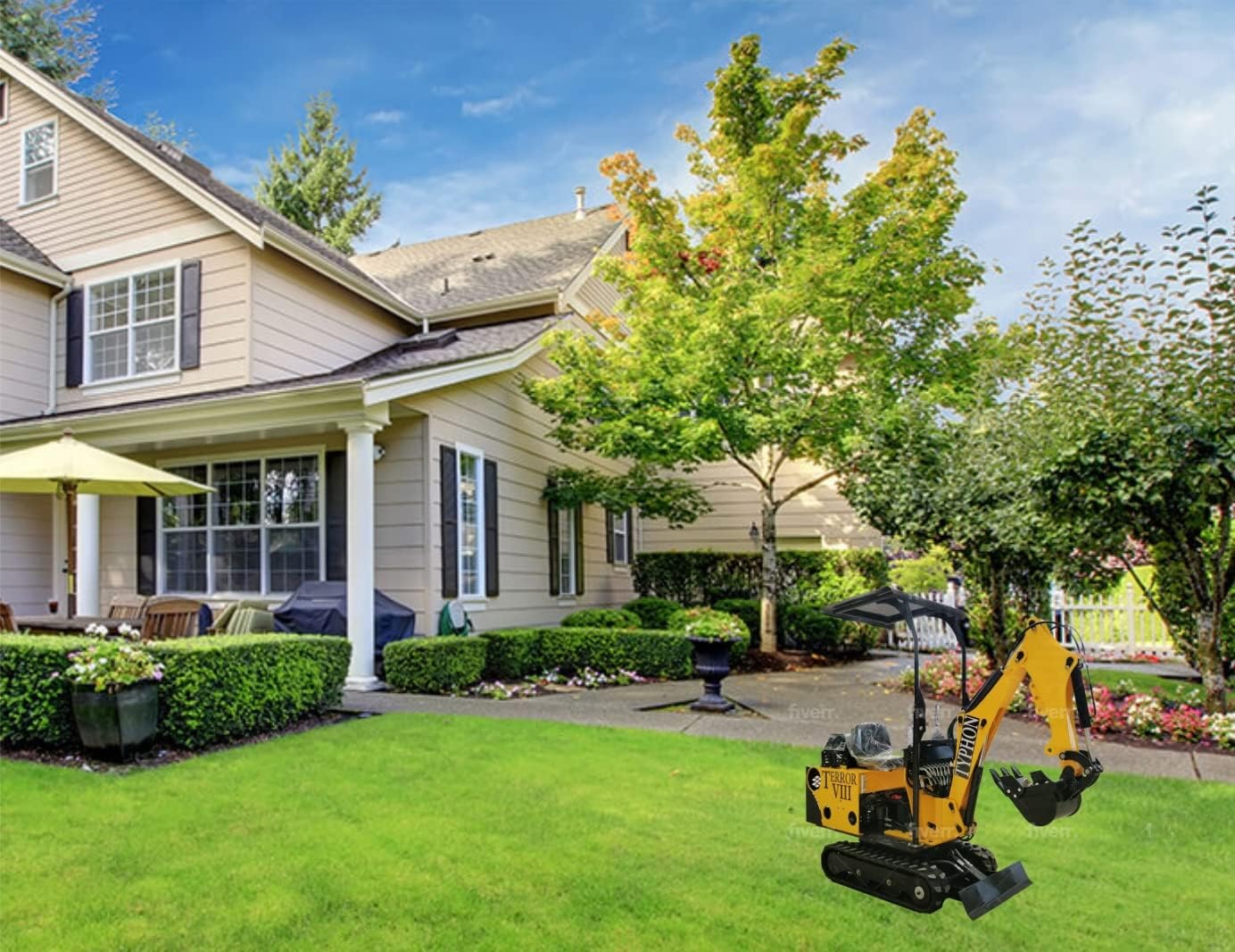 Mini Excavator Gas Engine Crawler Excavator K412624