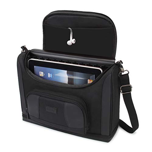 Compact Messenger Bag for 11 inch iPad (Black) J309