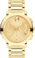 Swiss Quartz Chronograph Stainless Steel Link Bracelet 42mm Watch P62532