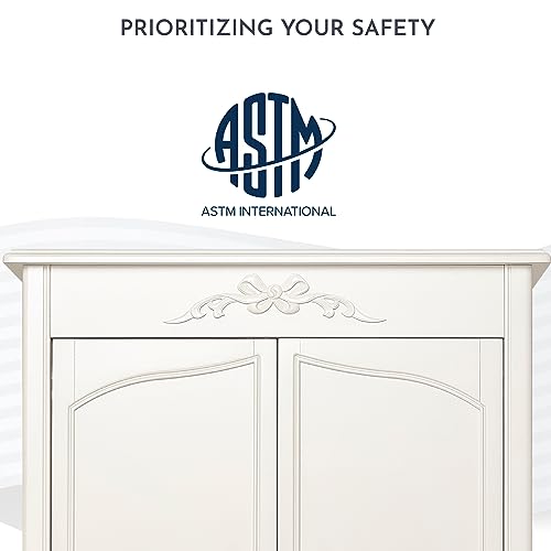 Ivory Lace Armoire O8560