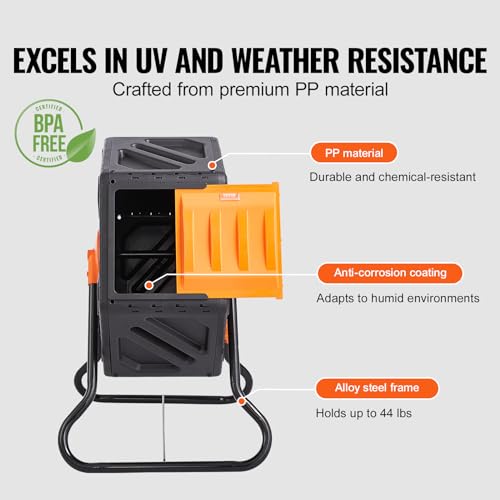 18.5-Gal Single Rotating Chamber Compost Bin X236731