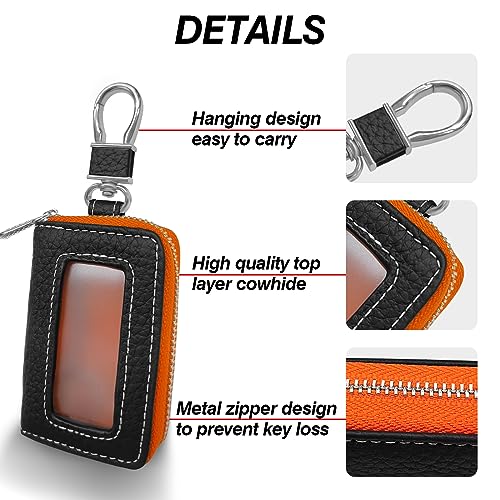 Leather Car Key Fob Cover Case Q57109