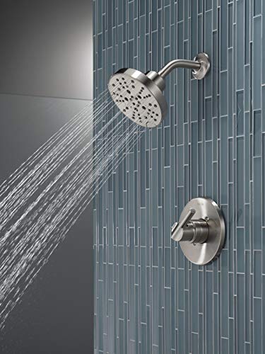 Gold Shower Faucet Trim Kit with Shower Head U48506