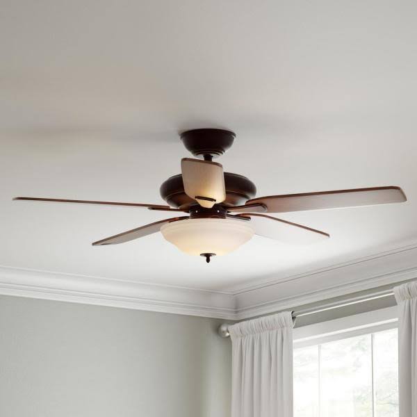 52 in. LED Mediterranean Bronze Ceiling Fan U8505