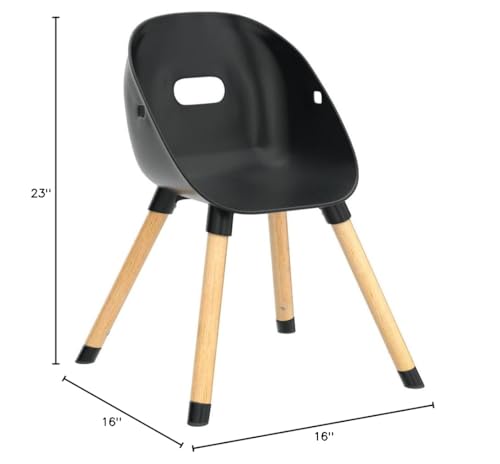 Set of 2 Wooden and Plastic Kids Chair T41618