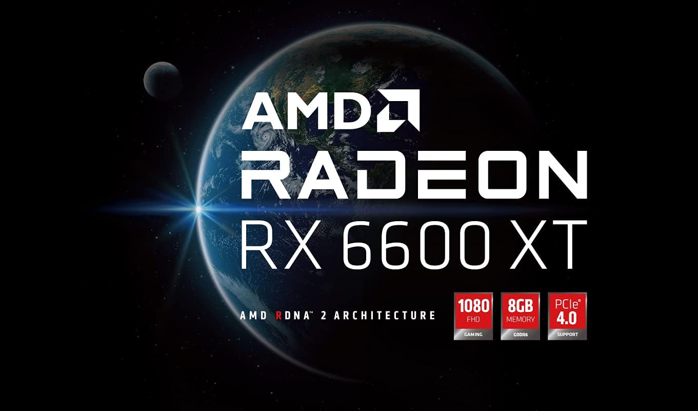 AMD Radeon RX 6600 XT Graphics Card with 8GB GDDR6 Memory A482646