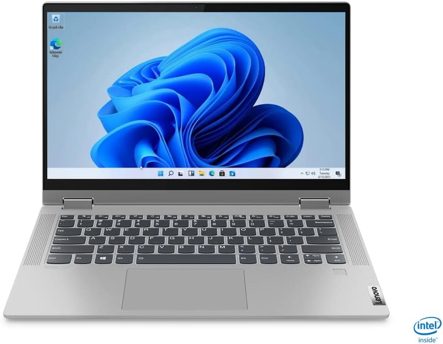 14" FHD Touchscreen 2-in-1 Laptop Computer, Intel i3-1115G4, 4GB RAM, 256GB SSD, Platinum Gray, Win 11 N3329