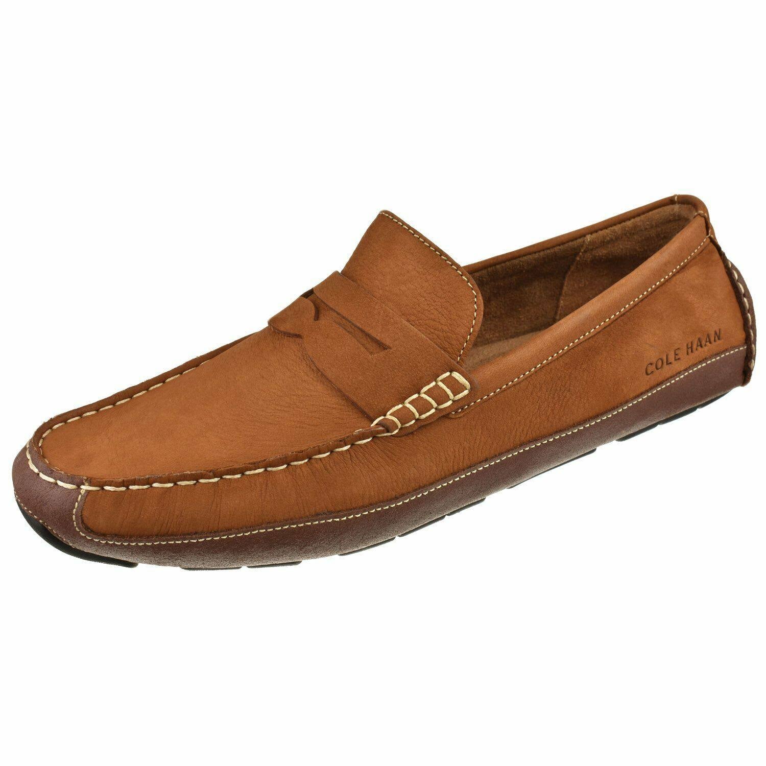 British Tan Penny Driver Shoes G874