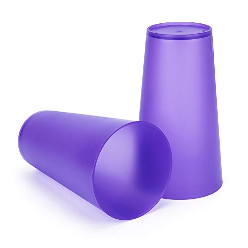32 oz Plastic Tumblers Set of 6, Assorted Colors F686869
