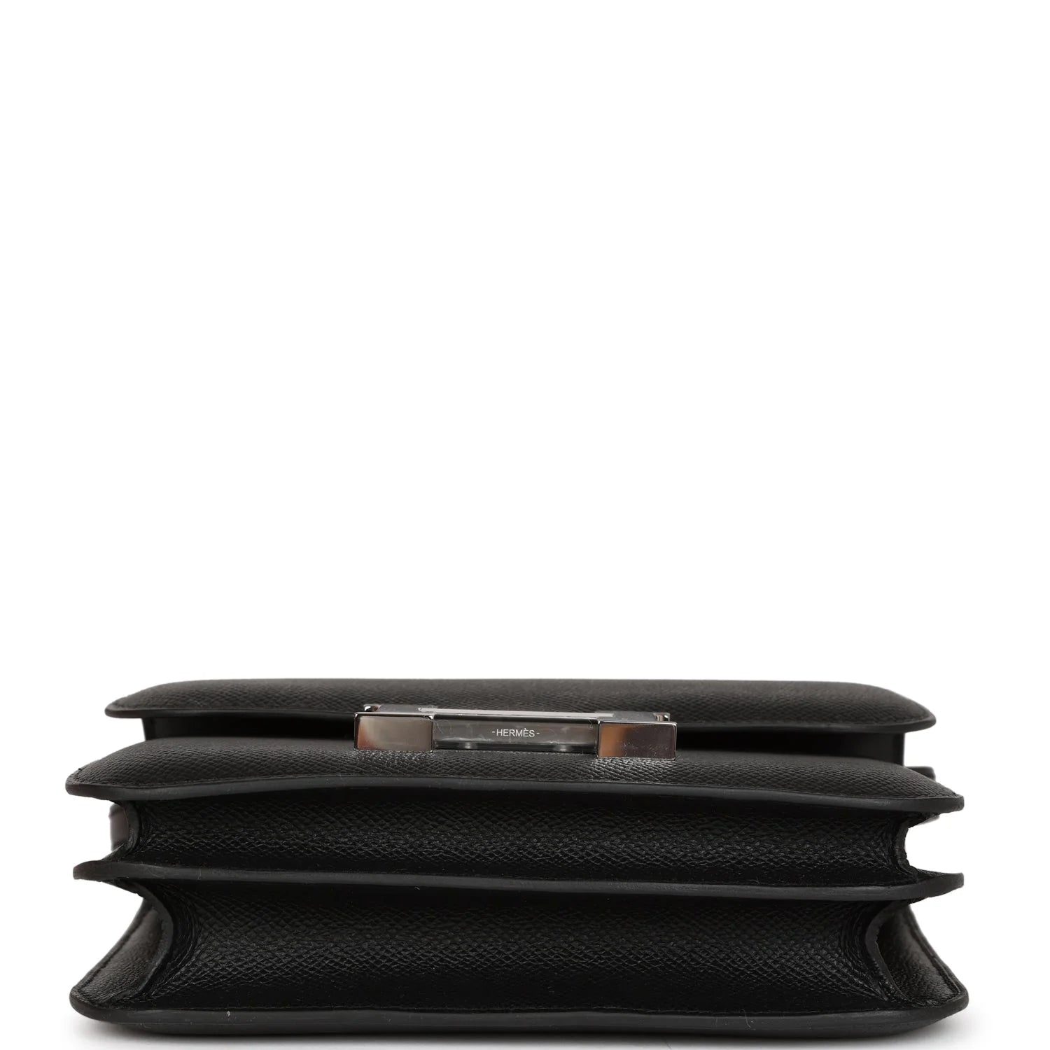 Black Epsom Leather Shoulder Bag P416