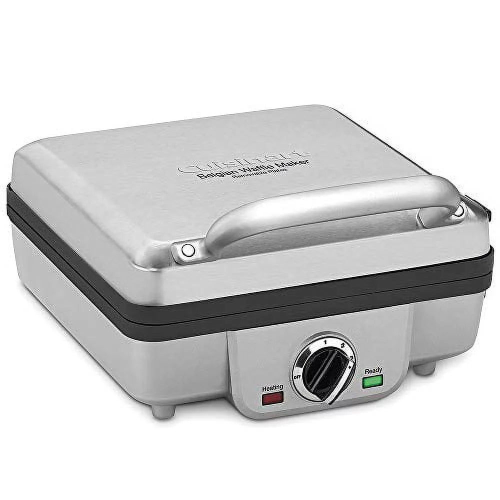 4-Slice Belgian Waffle Maker with Pancake Plates J4257