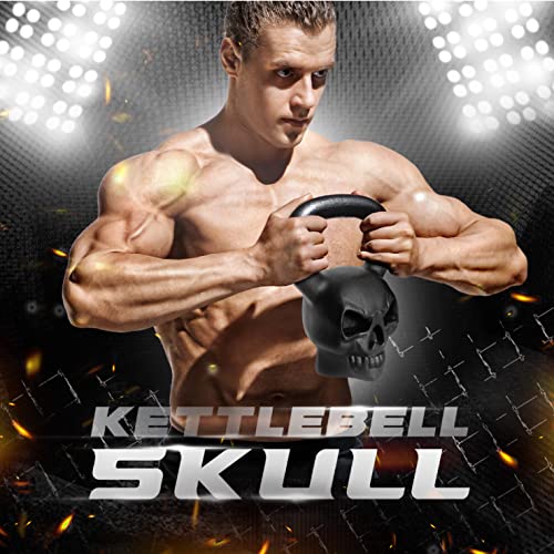 Cast Iron Kettlebell with Anti Slip Powder Coated Handle H9486