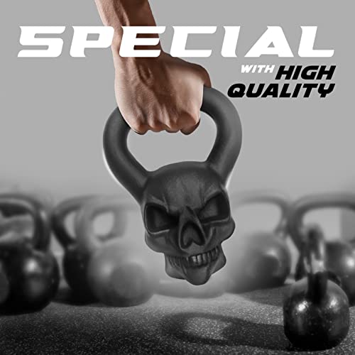 Cast Iron Kettlebell with Anti Slip Powder Coated Handle H9486