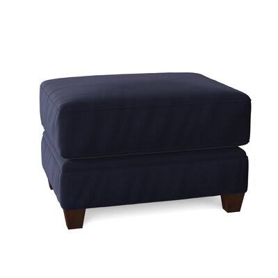 Navy Rectangle Ottoman F48247