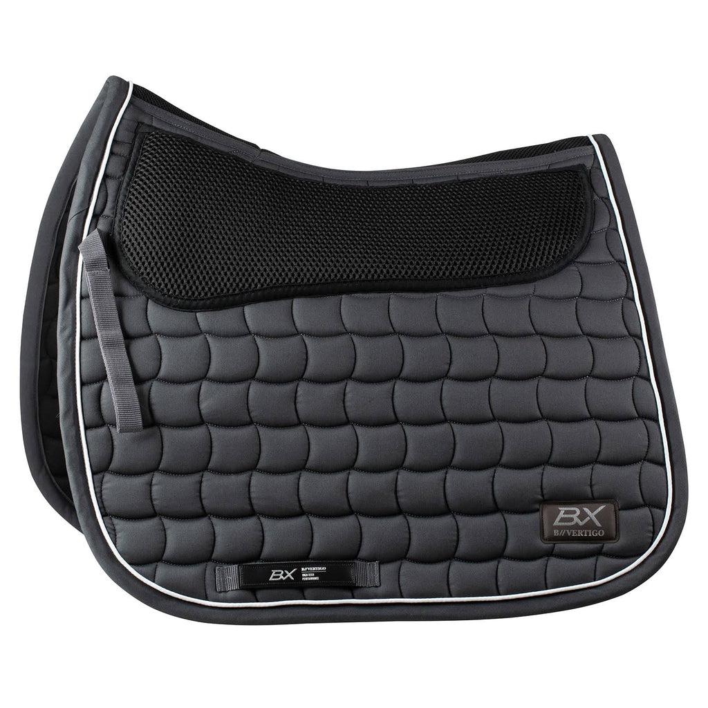 Asphalt Dark Grey Dressage Saddle Pad U374