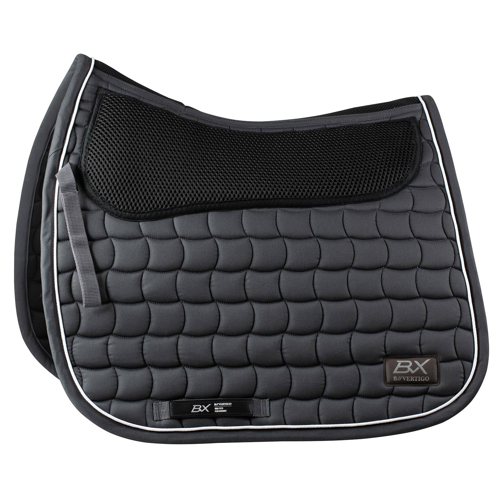 Asphalt Dark Grey Dressage Saddle Pad U374