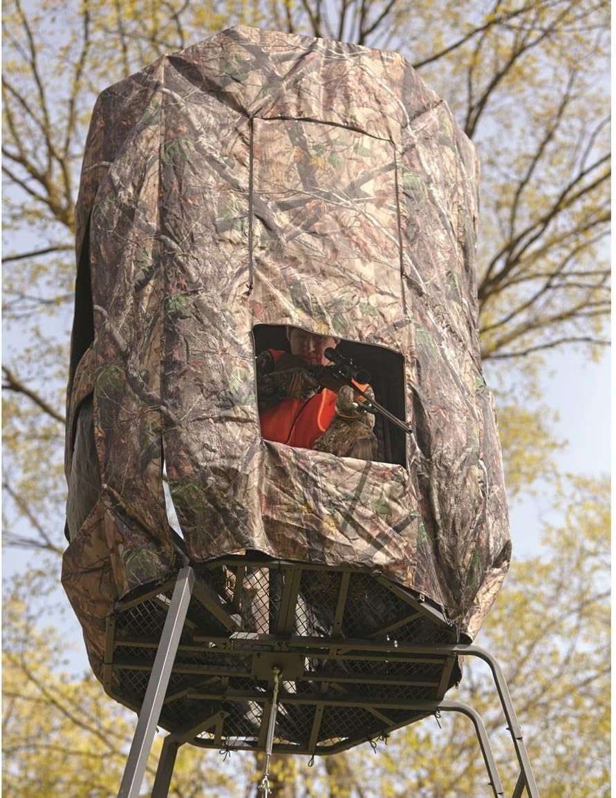 20' Tripod Hunting Deer Stand Cover, Camo T164