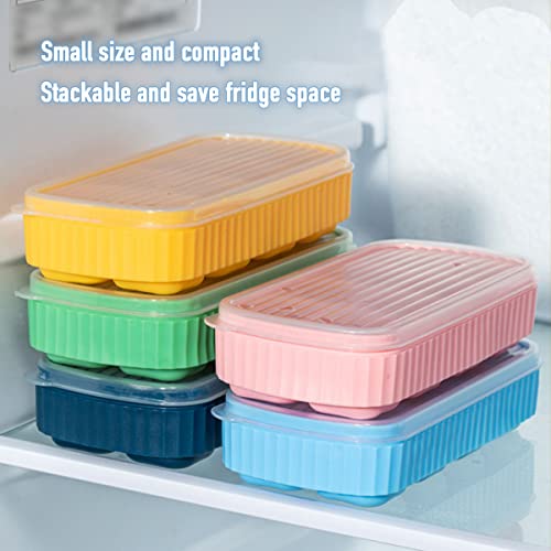 3 Pack Silicone Mini Ice Cube Trays with Lid M920632