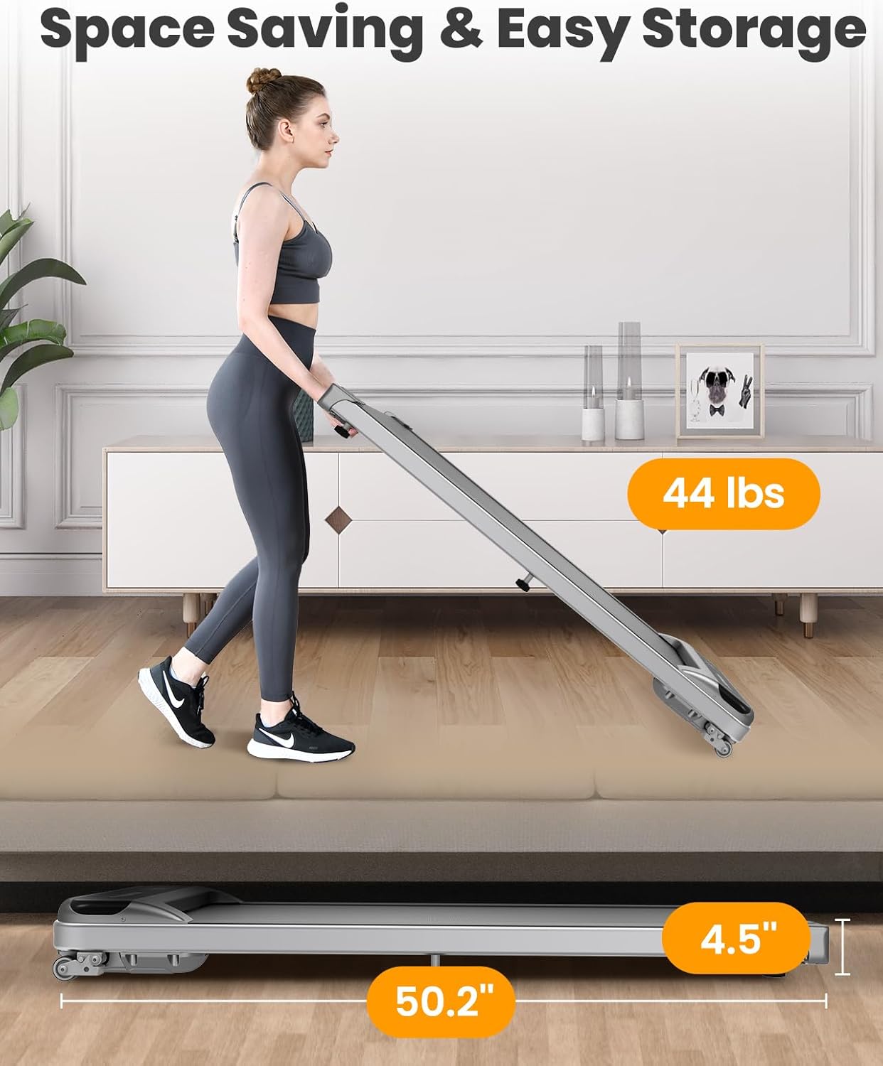 Under Desk Treadmill with Remote Control N27383