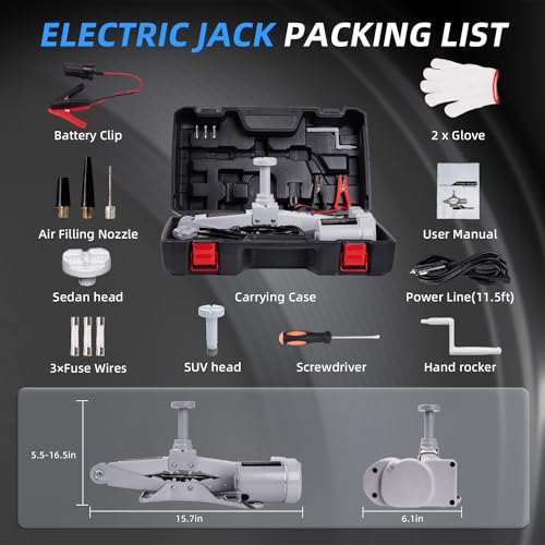 3T 12V Electric Car Jack I13494