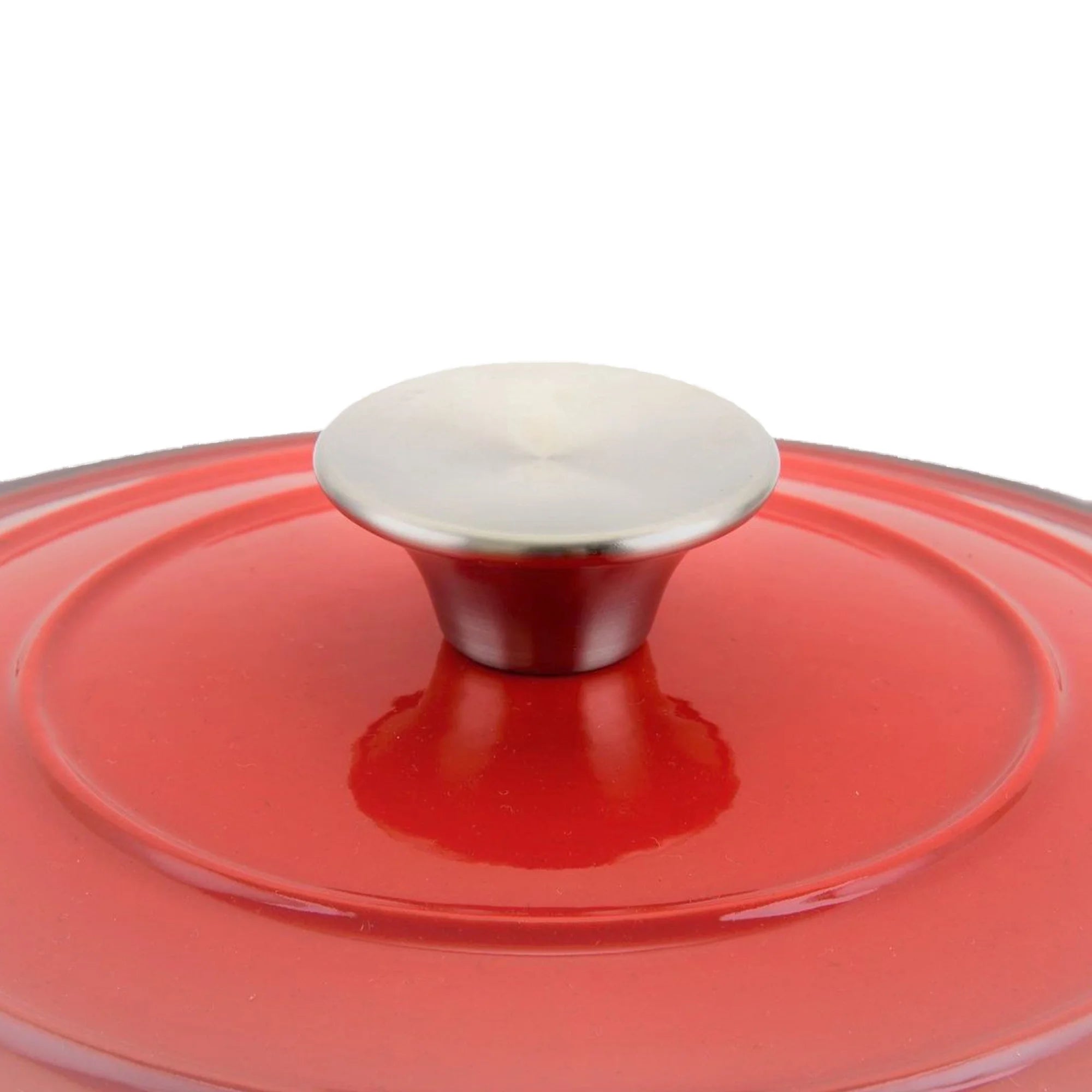 5.5 Quart Enameled Cast Iron Dutch Oven, Red Z3946