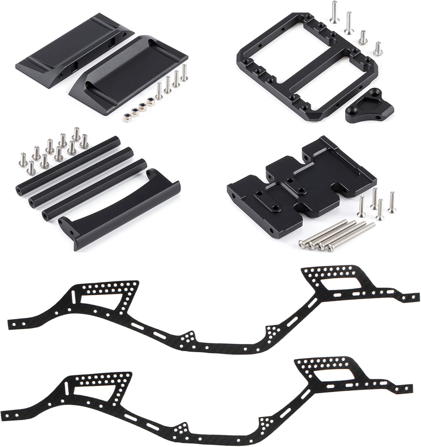 1/10 RC Carbon Fiber LCG Chassis Frame Girder Kit V48846