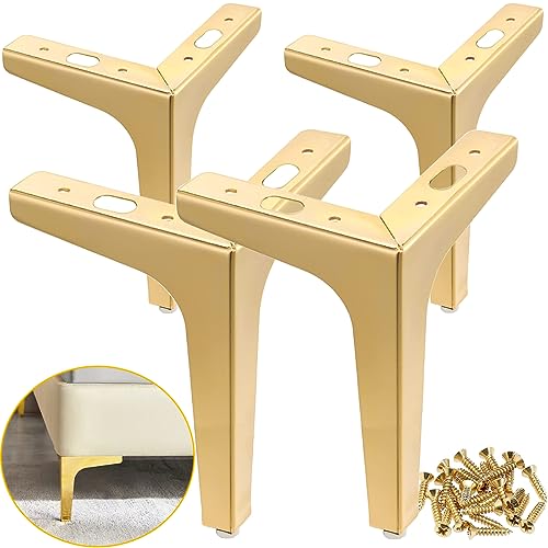 4 PCS Gold Metal Furniture Legs E635256
