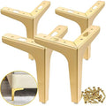 4 PCS Gold Metal Furniture Legs E635256