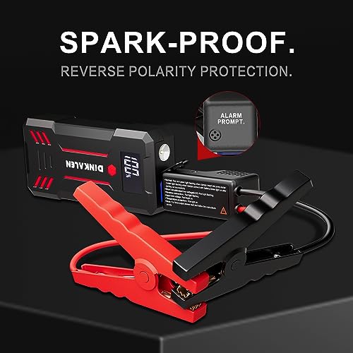 Car Battery Jump Starter 3000A Portable 12V Jump Starter with Jumper Cables and LED Lights R984