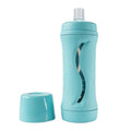 Baby Food Bottle Reusable Silicone Cup (Aqua) Y2566