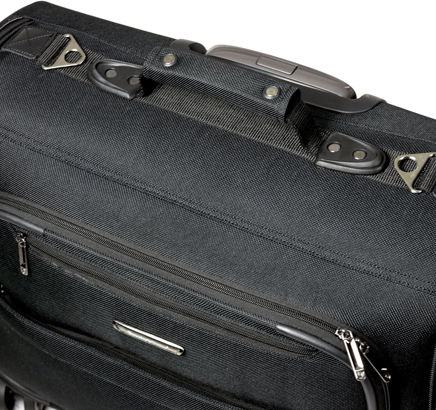 Black 21-Inch Softside 8-Wheeled Spinner Garment Bag Luggage I4033