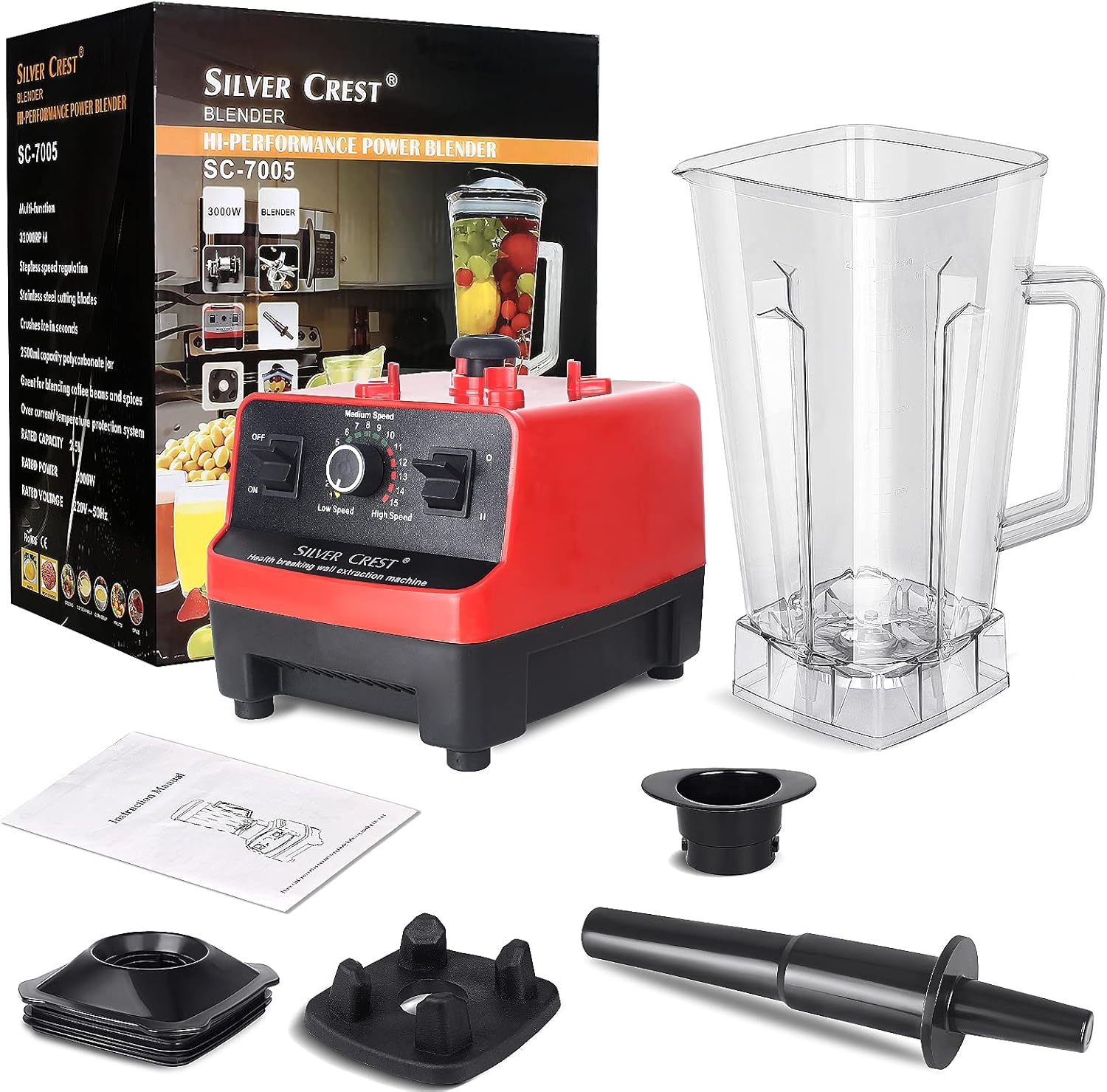 1500W High Power 2500ml Blender W72267