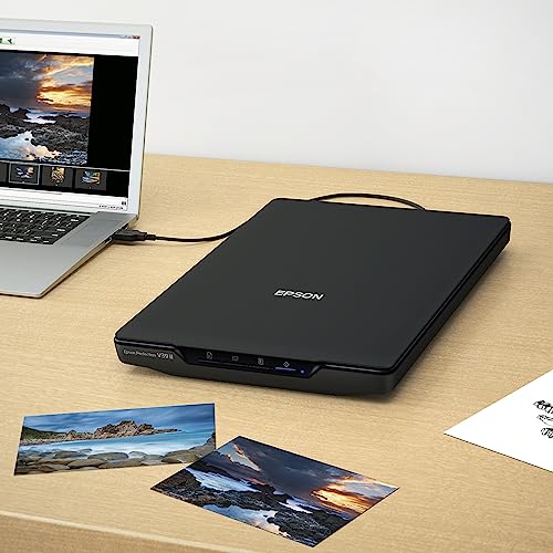 Black Flatbed Scanner 4800 dpi Optical Resolution I665764
