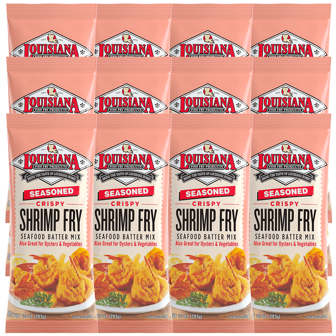 10 oz Pack of 12 Seasoned Shrimp Fry X110277