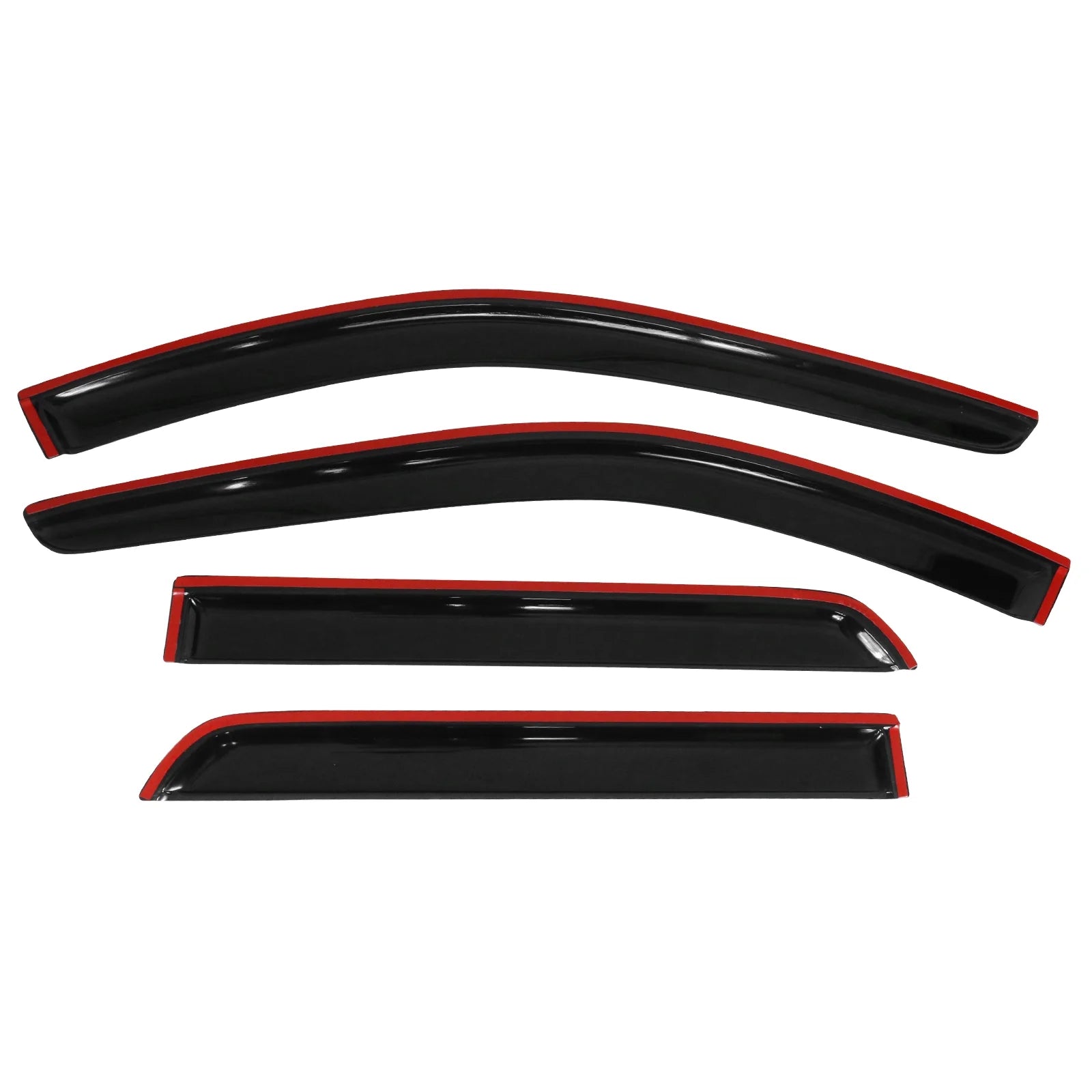 4Pc Acrylic Window Visors Vent Deflector Rain Guard S8975