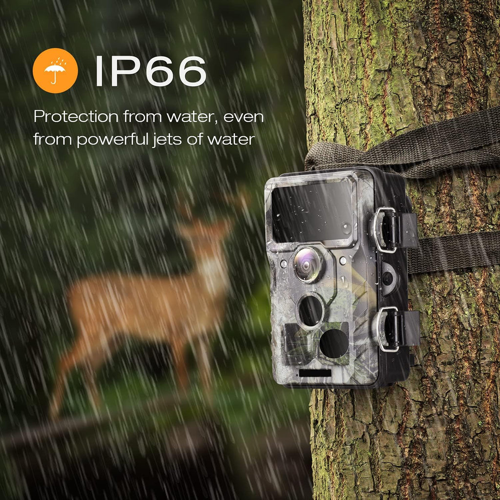 20MP 1296P Night Vision Motion Activated Waterproof IP66 Trail Camera I289
