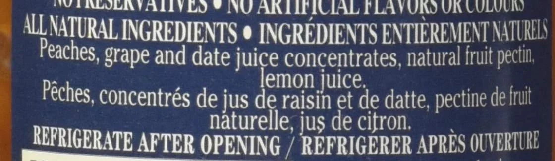Peach 100% Fruit 10-Ounce (Pack of 6) O139144