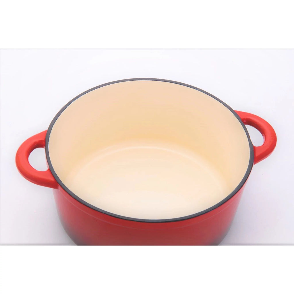 5.5 Quart Enameled Cast Iron Dutch Oven, Red Z3946