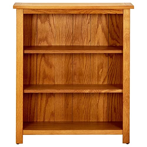 3-Tier Solid Oak Wood Bookcase X703